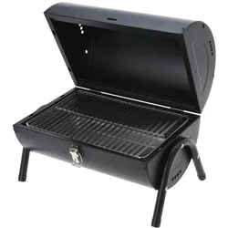 WellHome - Zylindergrill Enthält 2 Roste und 2 Metallplatten 38x24,5cm