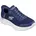 Go Walk Flex Navy Textile White Trim 40