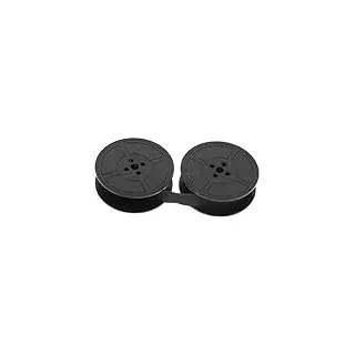 NUOBESTY Farbbandtinte Für Schreibmaschinen Mini-Schreibmaschine Etikettenhersteller Königliches Schreibmaschinenband Farbband Mit Doppelter Tinte Hochfestes Und Hochdichtes 66-Nylon Black