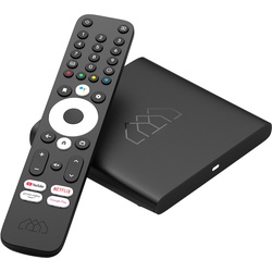 Homatics BoxQ 4K T2/C | Android TV Box | Streaming Box | Google Voice Assistant | Netflix | Disney+ | Prime Video | WiFi 5 mit Bluetooth 4.2