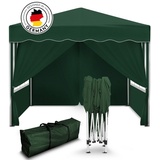 Kronenburg ® Faltpavillon 3,00 x 3,00 m inkl. 4 Seitenteile grün