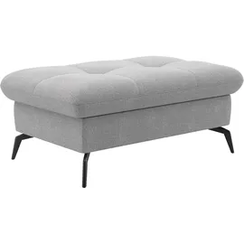 sit&more Polsterhocker Amica mit Stauraum 102 x 47 x 69 cm Grau