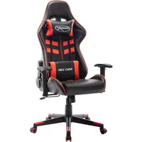 vidaXL Gaming-Stuhl Rot und Schwarz für PC