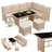 Juskys Manacor Lounge-Set creme/sand