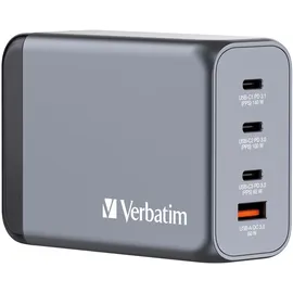 Verbatim GNC-240 GaN Charg. 240W 3xUSB-C PD, 1xUSB-A QC 3.0 32205