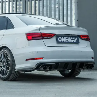 Heckdiffusor kompatibel mit AUDI S3 Limousine 8V 2013–2016