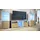 Vladon Wohnwand, Eiche, Holzwerkstoff, 286x122.5x35 cm, Wohnzimmer, Wohnwände, Wohnwand-Sets