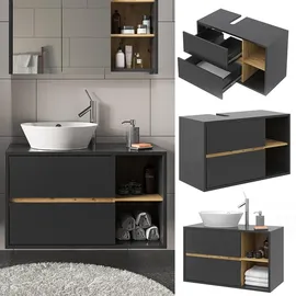 Vicco Waschbeckenunterschrank Viola 100 x 60 cm Grau