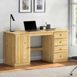Idimex MANAGER, Schreibtisch Kiefer Massivholz, PC-Schreibtisch, klassisch