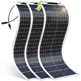 100 Watt Flexibels Solarpanel 200W 300W Solarpanel 23% hohe Umwandlung 12v 11bb biegsames Off-Grid-Ladegerät für Rv-Boot-Yacht,Hütte, Zelt (300W)