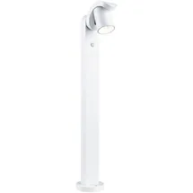 Paulmann Pollerleuchte Aluminium 782mm 10W 700lm inkl. Bewegungsmelder weiß