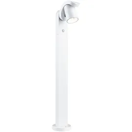 Paulmann Pollerleuchte Aluminium 782mm 10W 700lm inkl. Bewegungsmelder weiß