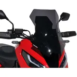 Ermax Windschutzscheibe Sport Acrylic durchsichtig Schwarz für Honda X-ADV 750 2021-