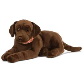 Living Nature Plüschtier Hund 60 cm Braun