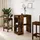 vidaXL Bartisch mit Regal 90 x 47,5 x 103,5 cm Braun