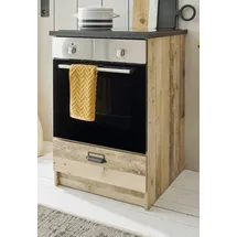 furn.design Herdumbauschrank 60 cm Beige