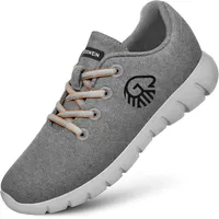 GIESSWEIN Merino Runners Women atmungsaktiv - Damen Sneaker für gesunden Gang - Bequeme leichte Arbeitsschuhe für Pflegeberufe & Krankenschwester - 41 EU