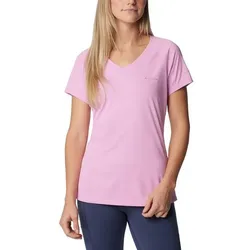 COLUMBIA Damen Oberteil Zero RulesTM Short Sleeve, Cosmos, L