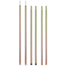 vidaXL Teleskop-Zeltstangen 170-255 cm 2 Stk. Verzinkter Stahl