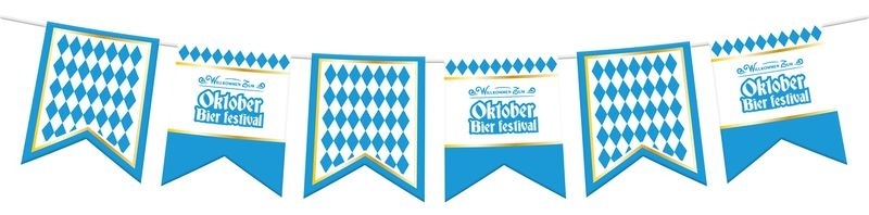 Wimpelbanner Oktoberfest Bier Festival