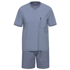 Ammann Schlafanzug kurz blau 48