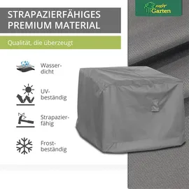 mehr Garten Premium Loungesessel-Abdeckung 85 x 85 x 80 cm Grau