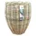 Van der Leeden DRYPOT Rattan Ø 40 cm Grau