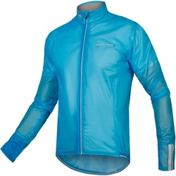 Endura FS260-Pro Adrenaline Race Cape II neon-blau 2XL