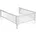 3-teiliges Rausfallschutz Queen-Size-Betten 68-89cm