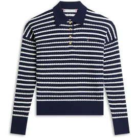 Tommy Hilfiger Co Cable Fine Pullover Blau M