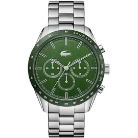 Lacoste Chronograph Quarz Uhr für Herren mit Silbernes Edelstahlarmband - 2011080