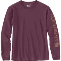 CARHARTT Workwear Logo, Damen Long Sleeve Shirt, rot, Größe