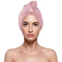 BestLivings Haarturban 25 x 65 cm Einheitsgröße Rosa