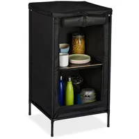 Relaxdays Campingschrank Grau