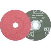 Pferd TOOLS COMBICLICK Keramikkorn Fiberscheibe Ø 125 mm CO60