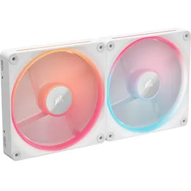 Corsair iCUE LINK LX140-R RGB - Gehäuselüfter - Reverse-Lüfterblätter - 140 mm - Weiß