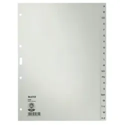 LEITZ Register A4 A-Z grau 43000085 Papier 20tlg.