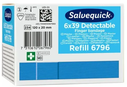 Salvequick Extra Langes Blaues Pflaster 6796 1 Stück