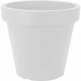 Spetebo Pflanzkübel M Ø 38 x 38 cm Weiß