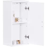 Relaxdays Hängeschrank Bad, 2 Fächer, HxBxT: 62 x 30