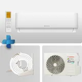 Hantech Split Klimaanlage 9.000 BTU (2,6kW) Komplettset mit Wandhalterung