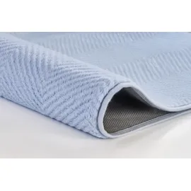 KLEINE WOLKE Zigzag Blau 60 x 50 cm