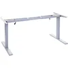 Gestell MCW-D40, variables Tischgestell für Schreibtisch, elektrisch höhenverstellbar Memory 29kg grau