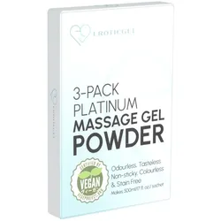 Eroticgel *Platinum Massage Gel Powder* 0,015 kg