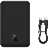Baseus Magnetic Mini 20000 mAh 20 W, 74 Wh), Powerbank Schwarz