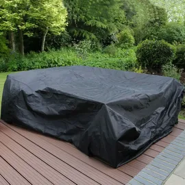 MONSTER SHOP Sitzgruppe Lounge Rattan schwarz