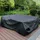 MONSTER SHOP Sitzgruppe Lounge Rattan schwarz