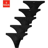 H.I.S. H.I.S »Herren Unterhose«, (Packung, 5% St.), in Baumwollstretch-Qualität Gr. 9 (XXXL), schwarz, , 516955-9
