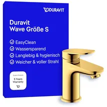 Duravit Wave Einhandmischer Gold