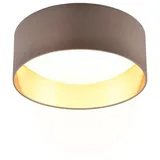 Trio Locarno 1-flammig rund taupe